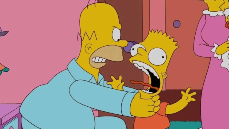 Os Simpsons explica por que Homer não estrangula mais Bart