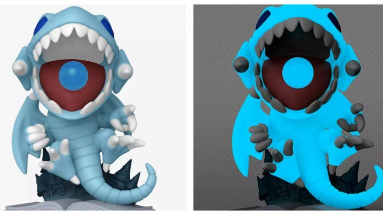 Yu-Gi-Oh Funko Pops adiciona exclusivo Toon Dragon Glow de olhos azuis