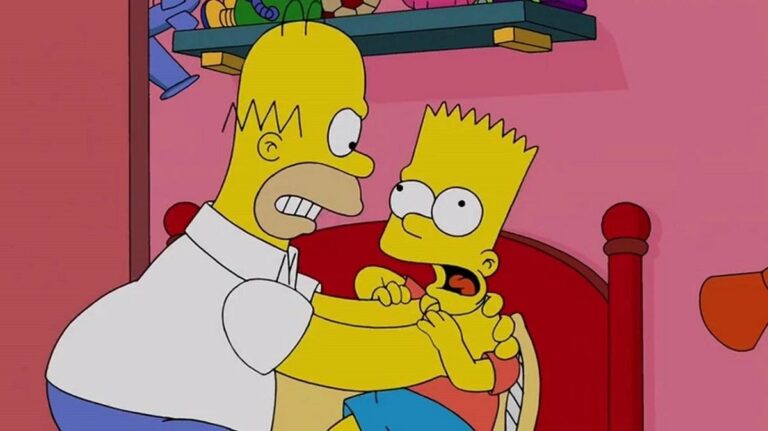 Os executivos dos Simpsons têm uma resposta hilariante quando Homer não estrangula mais Bart