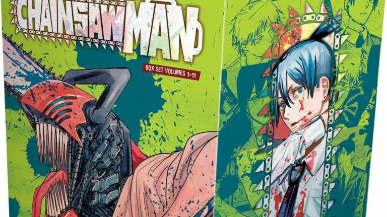 Novo conjunto de caixa de mangá Chainsaw Man tem 52% de desconto