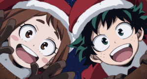 Os principais criadores de anime estão comemorando o Natal com homenagens festivas