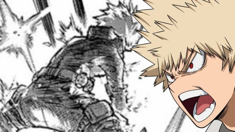 My Hero Academia Cliffhanger configura a última resistência de Bakugo