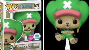 One Piece Wano Choppermon Flocked Funko Pop exclusivo já está à venda