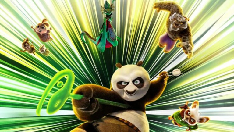 Pôster de Kung Fu Panda 4 mostra Po retornando à ação