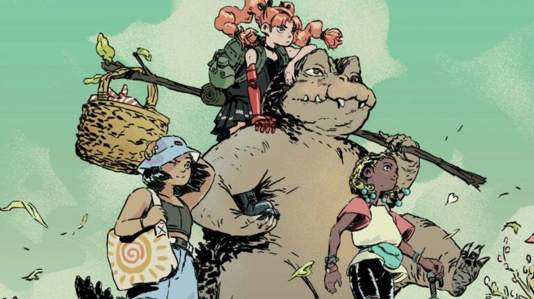 Rosie Knight, Oliver Ono, do Monster Island Summer Camp, prévia do novo romance gráfico (exclusivo)