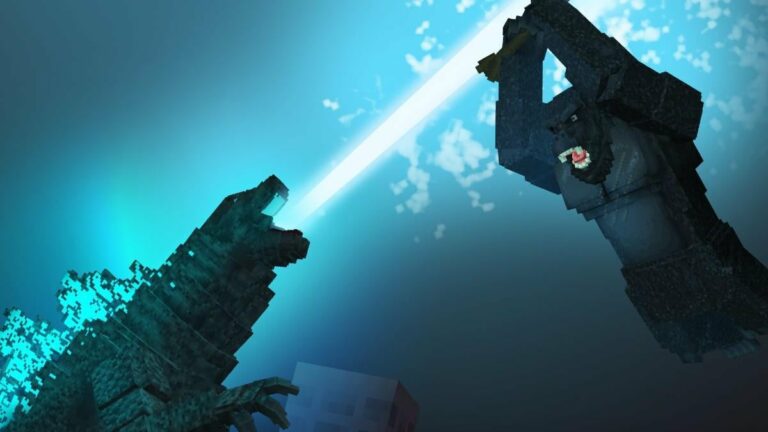 Crossover Godzilla x Kong chegando ao Minecraft