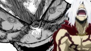 O objetivo de Deku de My Hero Academia Cliffhanger Question para Shigaraki