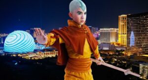 O Último Mestre do Ar assume o controle da esfera de Las Vegas para a estreia do Hype