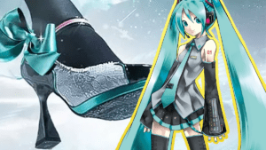 Hatsune Miku revela novos saltos altos luxuosos